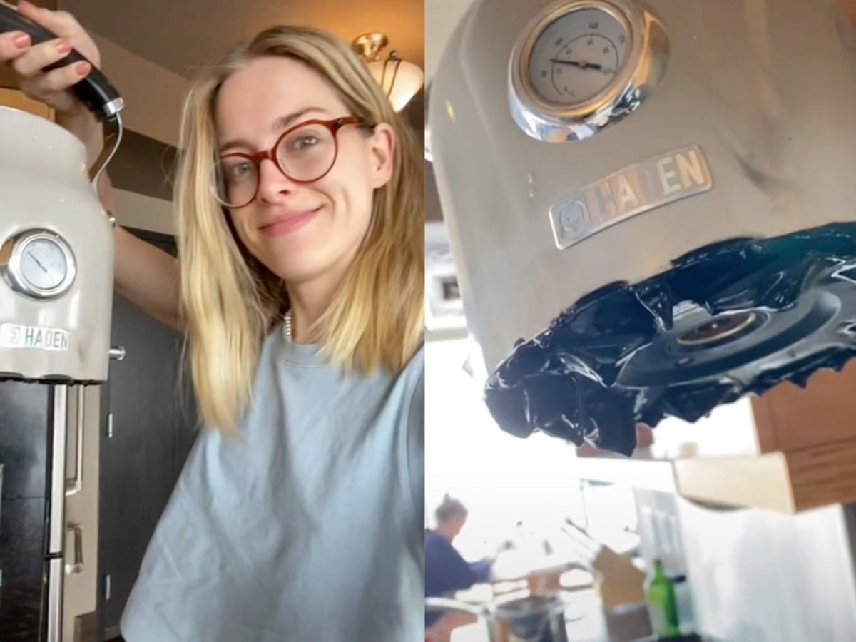 Woman on TikTok unintentionally melts electrical kettle after heating